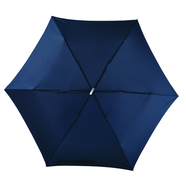 Super slim mini pocket umbrella FLAT navy blue
